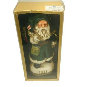 Vintage Christmas Reproductions Memories Of Santa Ornament 1911 Preowned In Box